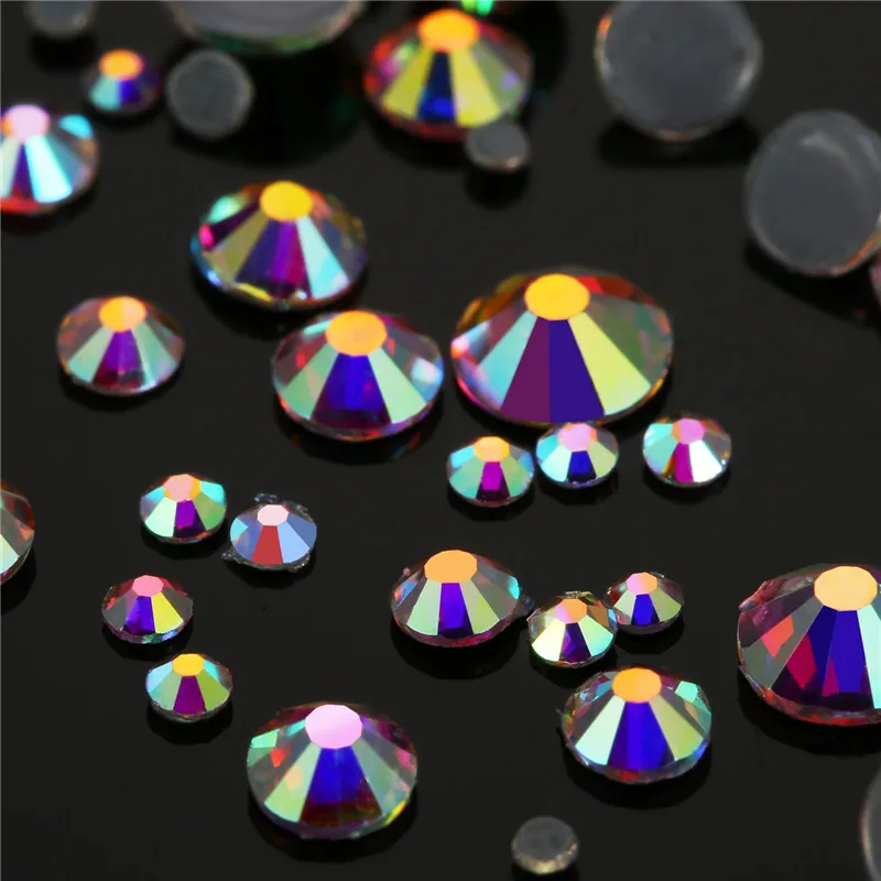 Hot Fix Rhinestones All sizes Glass Flatback Crystal AB Stone Iron On For Clothes bag shoes accessories hot fix rhinestones clear glass rhinestones crystal rhinestones glass rhinestones rhinestone crystals rhinestone accessories rhinestones beads