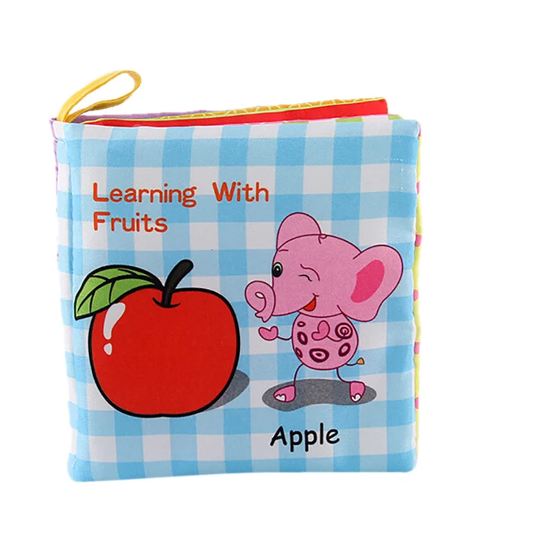 Soft Cloth Baby Intelligence Development Learn Cognize Book Educational Toy LC 
