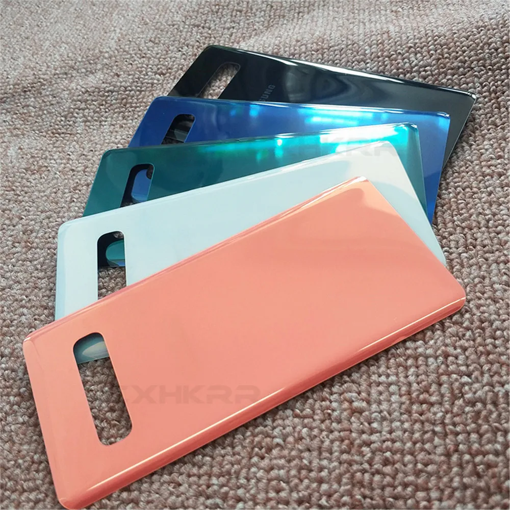 Новинка, для samsung Galaxy S10 Plus S10+ задняя крышка чехол для батареи стеклянная крышка корпуса. Задняя крышка двери для samsung S10Plus