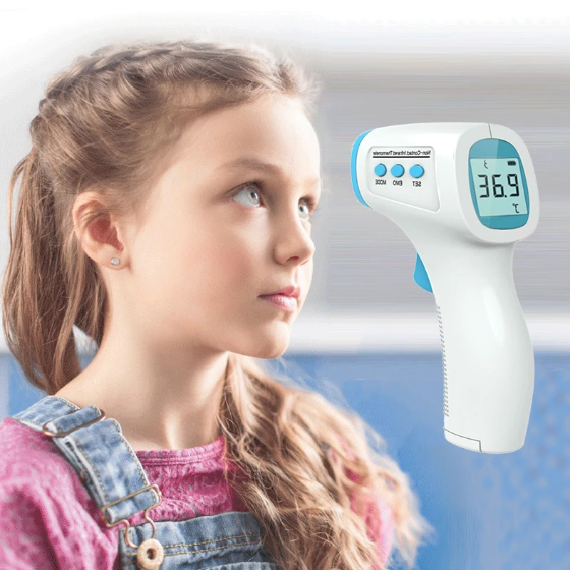 

In Stock Muti-fuction Thermometer Gun IR Infrared Digital Non-Contact Forehead Baby Thermometer CE Temperature Measure