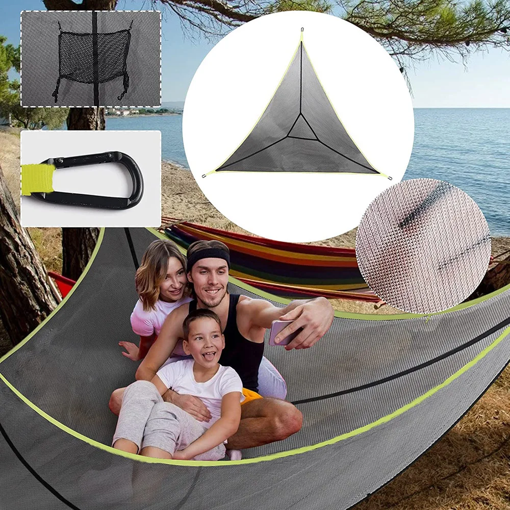 

Giant Aerial Camping Hammock,157" Multi Person Portable Multifunctional Triangle Hammock for Outdoor Camping, Garden and Forest