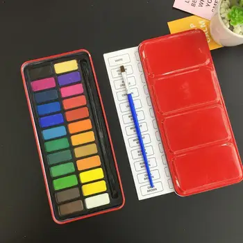 

Solid Watercolor Powder Paint Set Art Materials Children's Painting Colors Of Utensils Powder Multiple Painting Cake Pigmen I2Q1