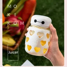 Портативная мини-соковыжималка с зарядкой от usb, туристический блендер, домашняя многофункциональная машина для смешивания фруктов, 300 мл