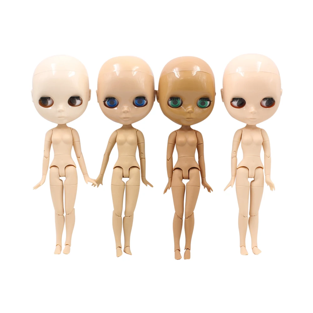 Free shipping factory rubber and joint body without wig dedicated for customize Blyth 4 color skin option no makeup | Игрушки и хобби
