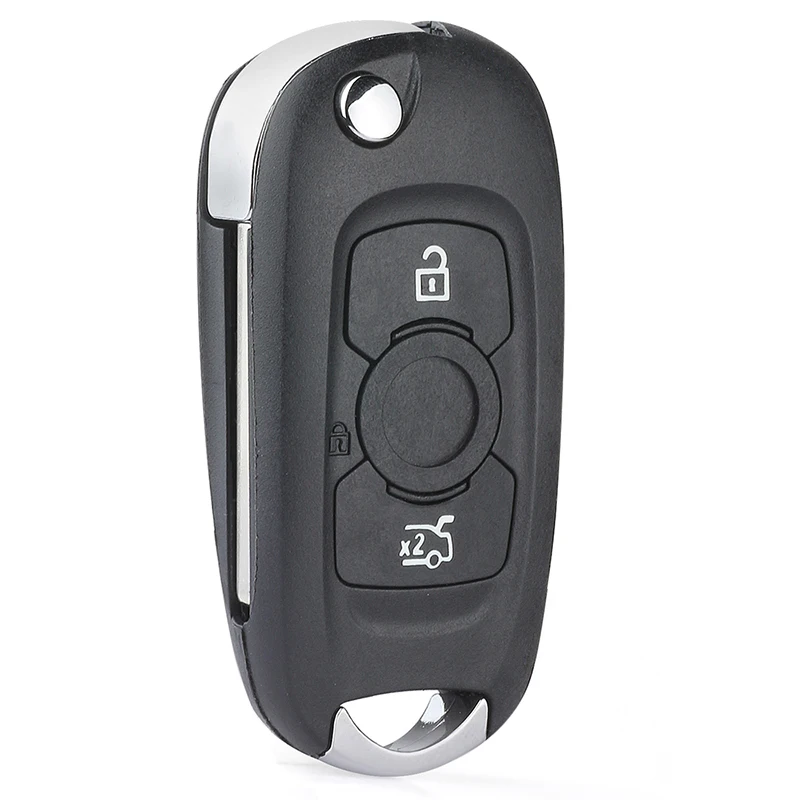 KEYECU 2 шт. удаленное ключи для Opel Vauxhall Astra K, FOB 3 кнопки 433 МГц спросить-PCF7937E/HITAG 2/46 чип