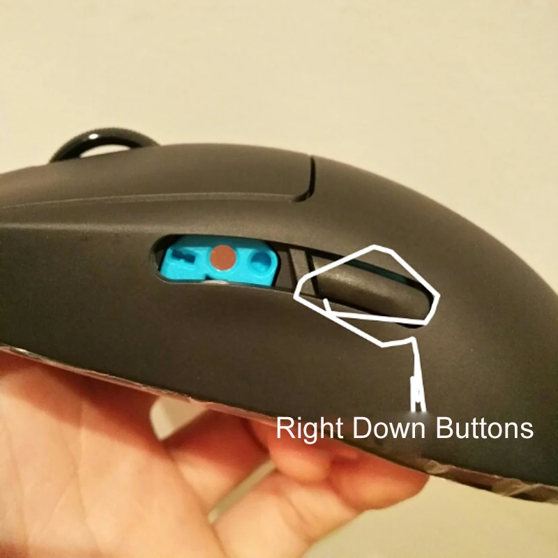 Left Right Side Button Up Down Key Replacement For Logitech G Pro G4 G5 G6 G7 Wireless Game Mouse Accessory