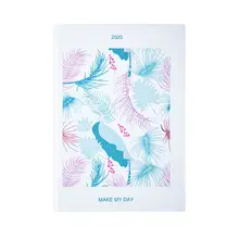 Лист Agenda планировщик Органайзер B6 ежедневный блокнот горизонтальная линия сетка руководство D08B