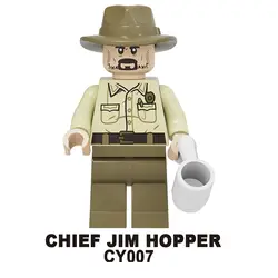 20 шт. CY007 странные вещи Demogorgon Дастин Хендерсон шеф Jim Hopper Will Byers фигурки строительный блок игрушка