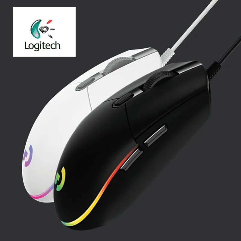 Logitech G102 2 го поколения Проводная игровая rgb мышь для Windows 10/8/7 с 8000 точек/дюйм Streamer