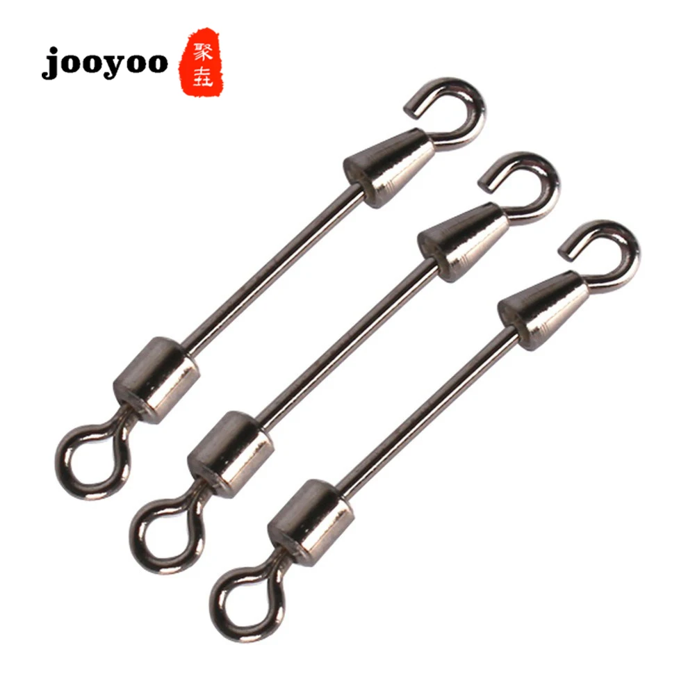 

jooyoo 10PCS Lead Leather Seat Pin Connector Link Octagonal Ring Quick Connector Fishing Accessories Fishing Tools Equipment
