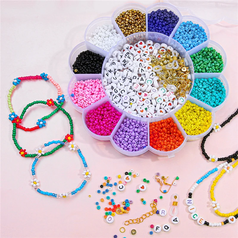 Beads for Bracelets Polymer Clay Beads Spacer Beads for Jewelry Bracelet Making kit Beads for Jewelry Making DIY Necklace Making kit Jewelry Making kit DIY Heishi Jewellery Charms |