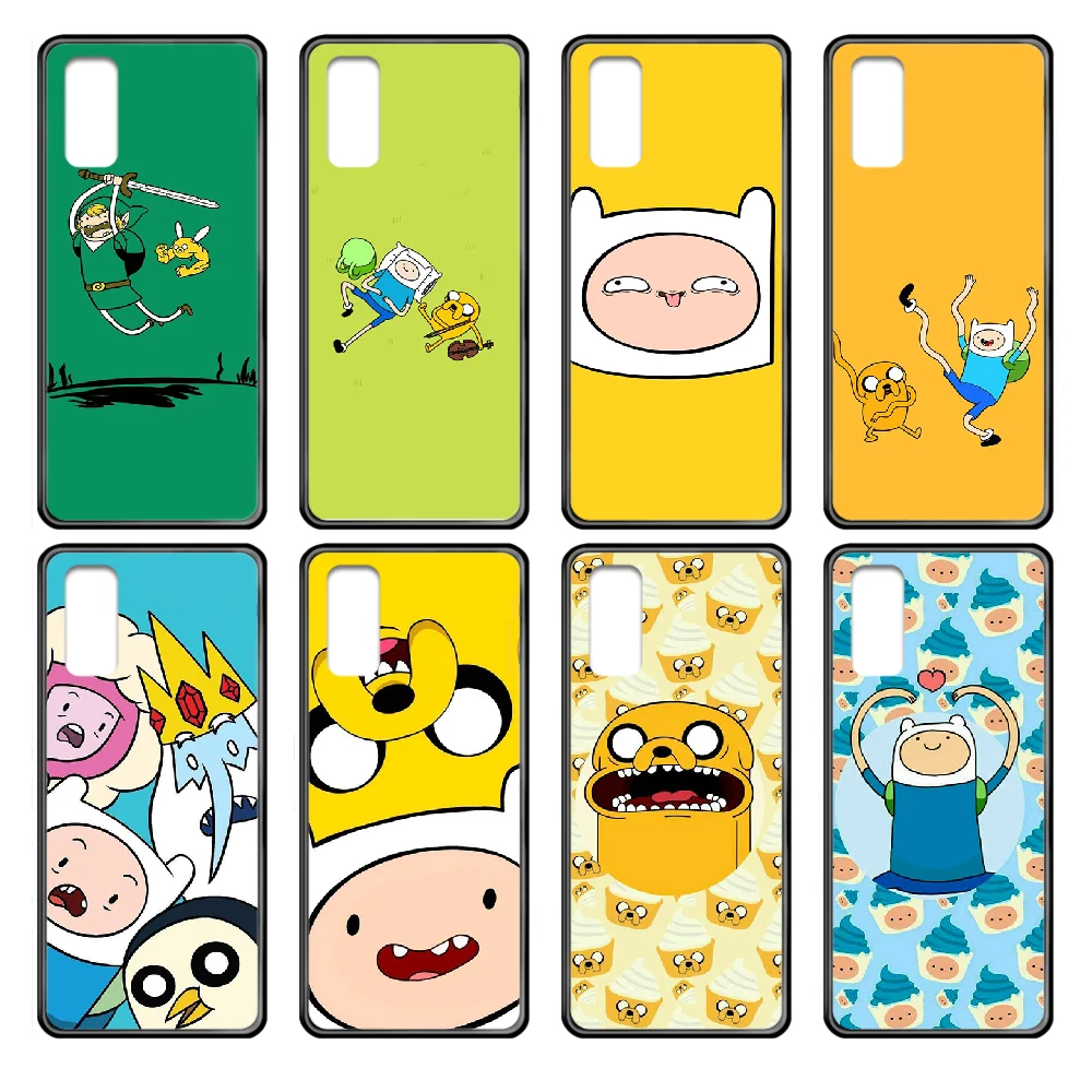 Чехол для телефона adventure time корпус корпуса Samsung Galaxy J S 3 4 5 6 7 8 9 10 Prime Plus Lite Edge черный