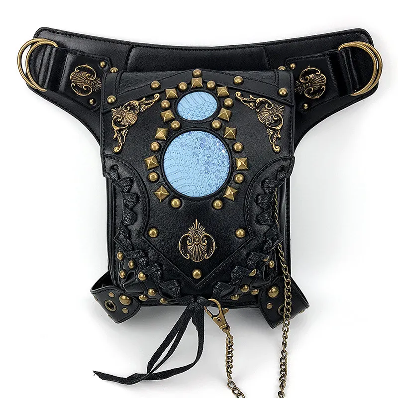 

Hot Selling Multi Functional Single Shoulder Diagonal Chain Bag Punk Cosplay Waistband Masquerade Halloween Gifts For Women