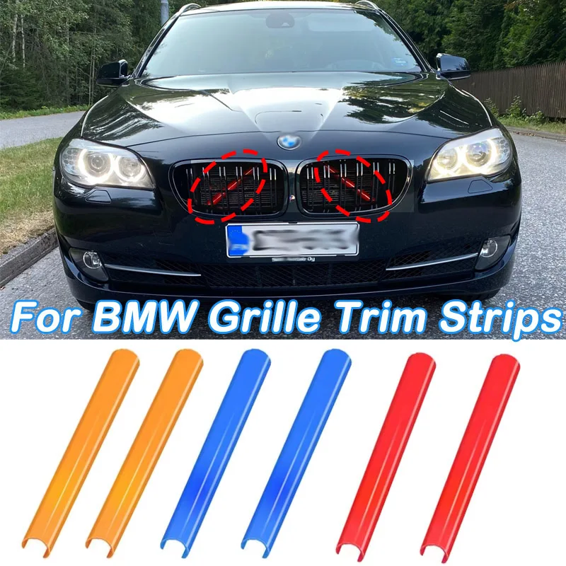 

Front Kidney Grille Cover Frame Trim Strips For BMW F20 F21 F22 F23 F30 F31 F32 F33 F44 F45 1 2 3 4 Series M Sport Style Sticker