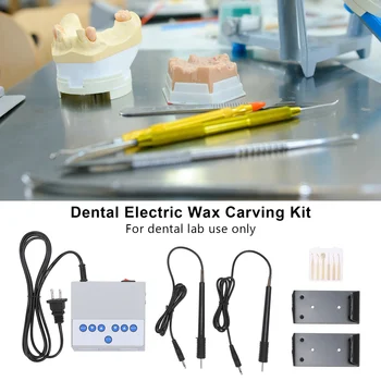

Dental Electric Wax Carver with Double Pens 6 Wax Tips Dentist Waxing Carving Pencils Handheld Dental Instrument Dental Lab Use