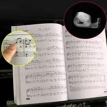 Banda de presión para libro de música de Piano, soporte de correa ajustable transparente, accesorios universales para instrumentos
