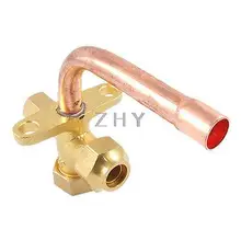 Кондиционер 5 мм Диаметр шестигранный вход 3 способ сплит клапан латунный тон