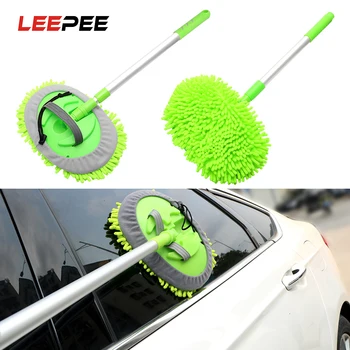 

LEEPEE Car Washing Mop Window Wash Tool Adjustable Dust Wax Mop Auto Care Detailing Super absorbent Car Cleaning Car Accessories