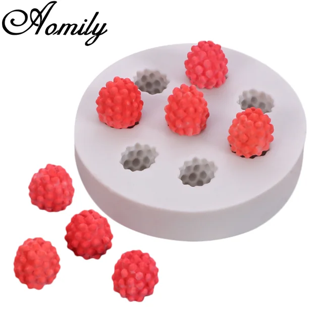 Fondant Cseresznye Ananász Eper Licsi Áfonya Málna Szilikon Formák Torta Csokoládé Penész Esküvői Díszítő Szerszámok - Image 6