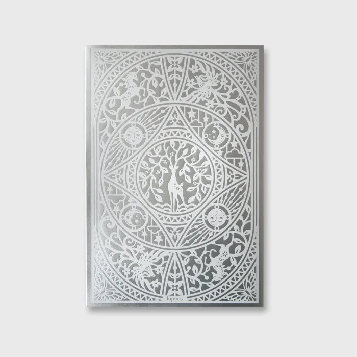 Оригинальная белая ночная металлическая записная книжка BYEARS B5/оригинальная для