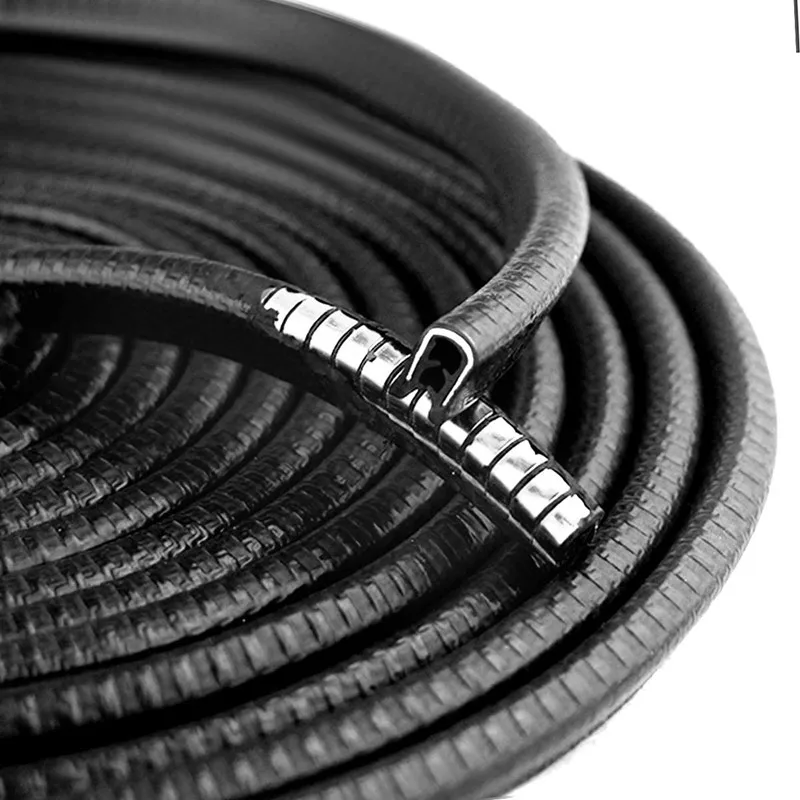Premium Car Door Edge Guards U-Shape Rubber Seal Protector Clips