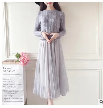 

Womens Sweaters 2019 Autumn Dress Women Sweater Dreess Long Sleeve Knitted Sweater Dress Women Casual Sweater Winter Dress