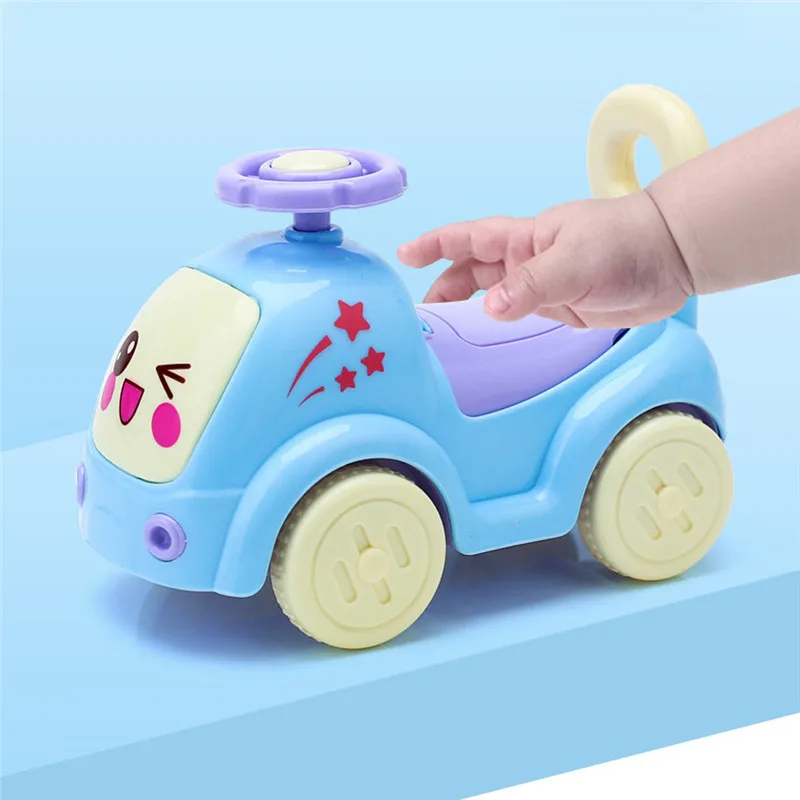 Мультяшные мини игрушки для автомобиля с легкой музыкой Детские заводные машины