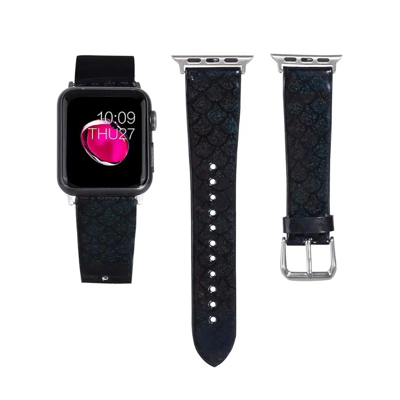 Ремешок для часов Apple Watch Series 4 3 2 1 ремешок для Iwatch 38 мм 42 мм браслет умные аксессуары на запястье - Цвет: 7HH1500835-A-4