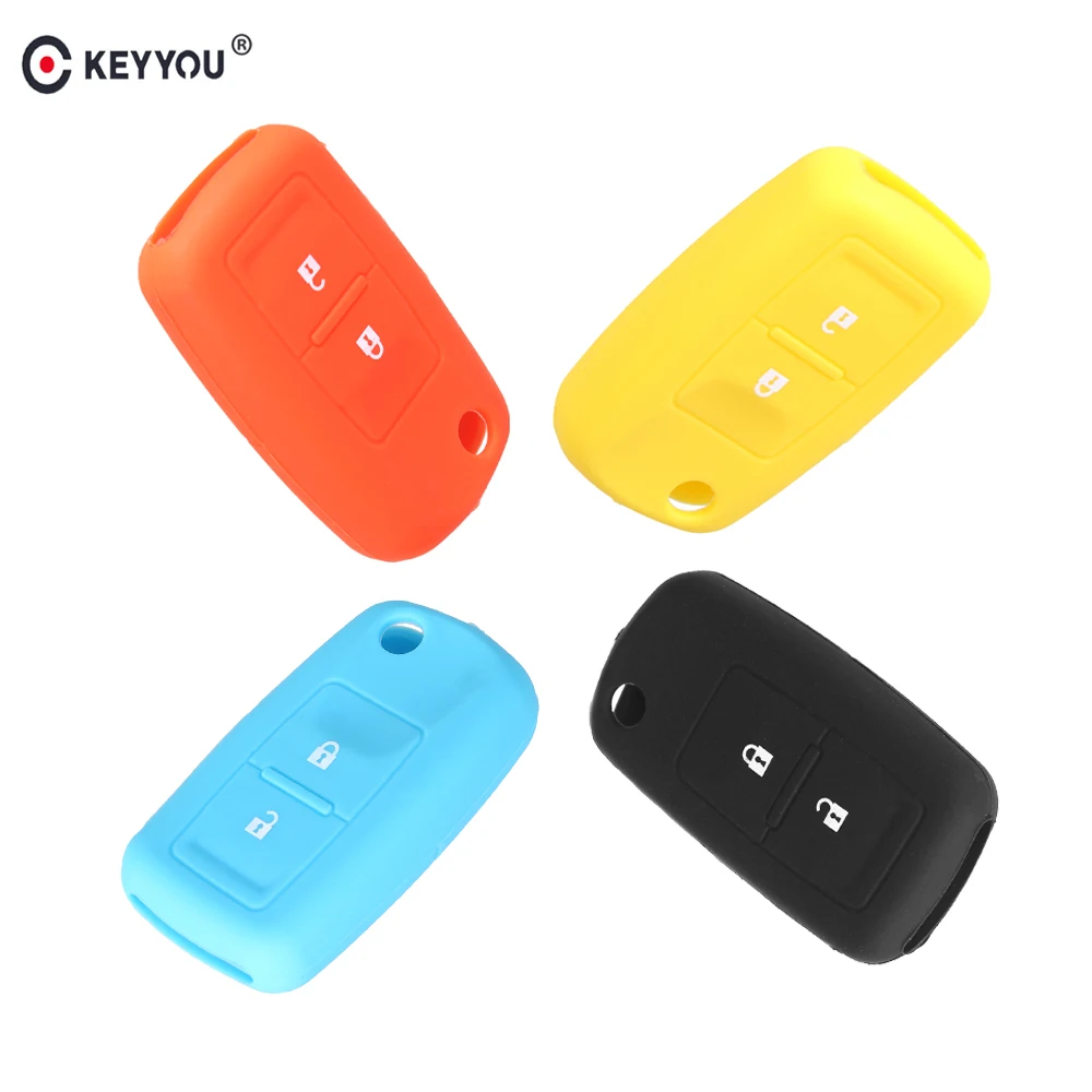 KEYYOU силиконовый для ключа автомобиля чехол в виде ракушки для VW Volkswagen Touareg Beetle Passat GTI Rabbit Jetta резиновые для гольфа крышка ключа автомобиля
