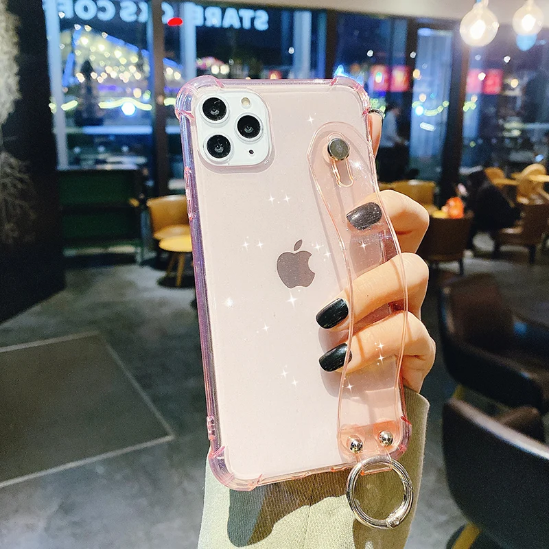 Блестящий противоударный чехол для iPhone 12 11 XS Max XR X 8 7 6 6S Plus|Бамперы| |