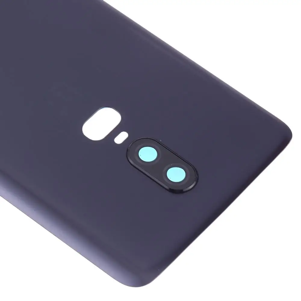 Крышка батареи для OnePlus 6 Чехол для задней панели сотового телефона с объективом камеры