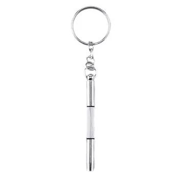 

3 in1 Eyeglass Screwdriver Hand Tools 3 in1 Eyeglass Screwdriver Sunglass Watch Repair Kit with Keychain