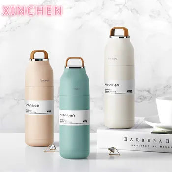 

Travel Water Bottle 304 Stainless Steel Thermos Bottle Thermal Cup Vacuum Flask 350ml Coffee Insulated Cup Thermo Mug 6-12 Hours