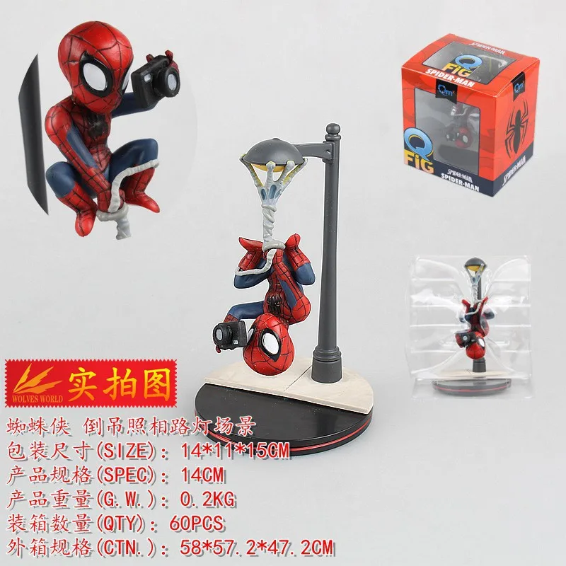 

Spiderman Hero Returns Spider-Man Street Lamp Inverted Camera Scene Edition Boxed Decoration Garage Kit