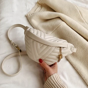 

New Fashion Women Messenger Belt Bag Pack Leather Waist Bags Girl Travel Small Fanny Chest Pack Bolsas Ladies Mini Shoulder Bag