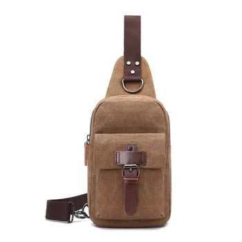 

Men's Chest Bag Multicolor Optional Go Out Portable Leisure Canvas Bag