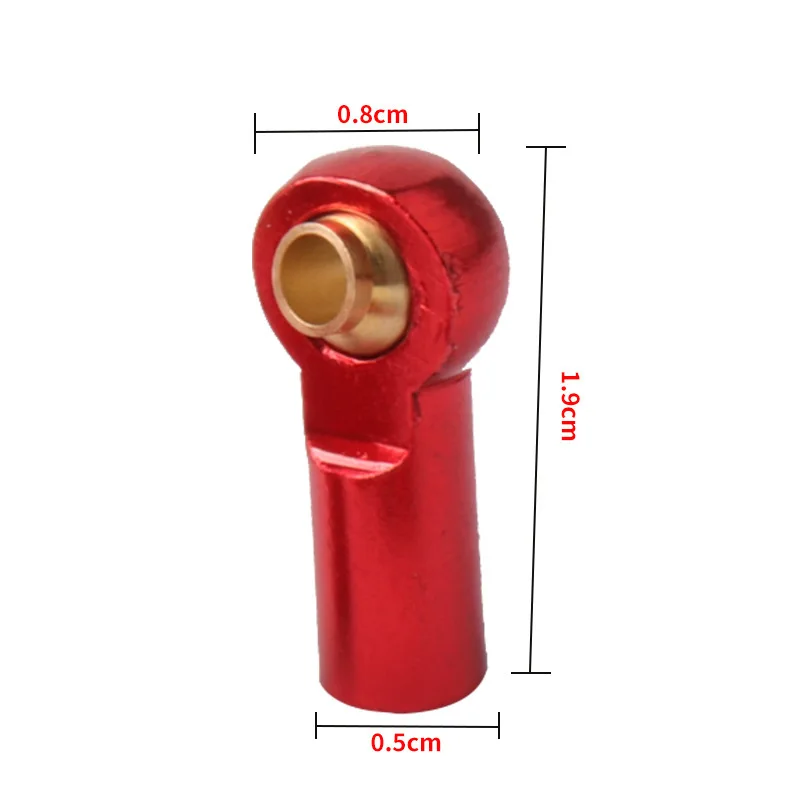 

RC Climbing Car Ball Head Buckle Aperture M3 Drawhead Aluminium Alloy Ball Cup M3 Bearings