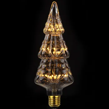 

TIANFAN Led Bulbs Vintage Style Edison Bulb Christmas Tree 3W Starry Firework AC85-265v E27 RGB Decorative Light Bulbs