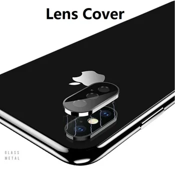 

Metal Frame Tempered Glass Lens Protection Ring Mobile Phone Lens Protective Film For iPhone 11 P MAX X XS XR XS MAX