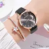 Women Fashion White Watch Quartz Leather Ladies Wristwatches 2023 New Brand Simple Number Dial Woman Clock Montre Femme 5