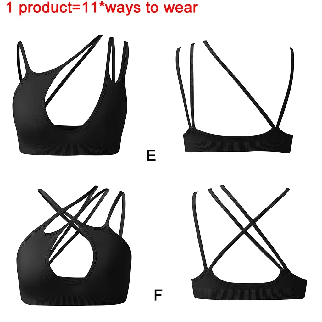Jaycosin Fashion Bras lightweight Versatility 2PC Underwear Mash Up Bra Intimate Elastic Innovation For Boobs Versatility 129#4