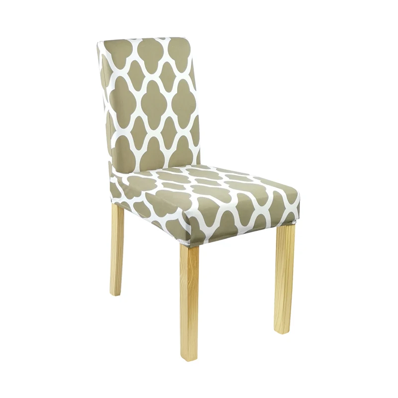 Чехлы для стульев обеденный чехол для кресла спандекс эластичное покрытие универсальные чехлы для стульев стрейч полоса для кухни Свадьба отель банкет - Цвет: 9-Greyish green