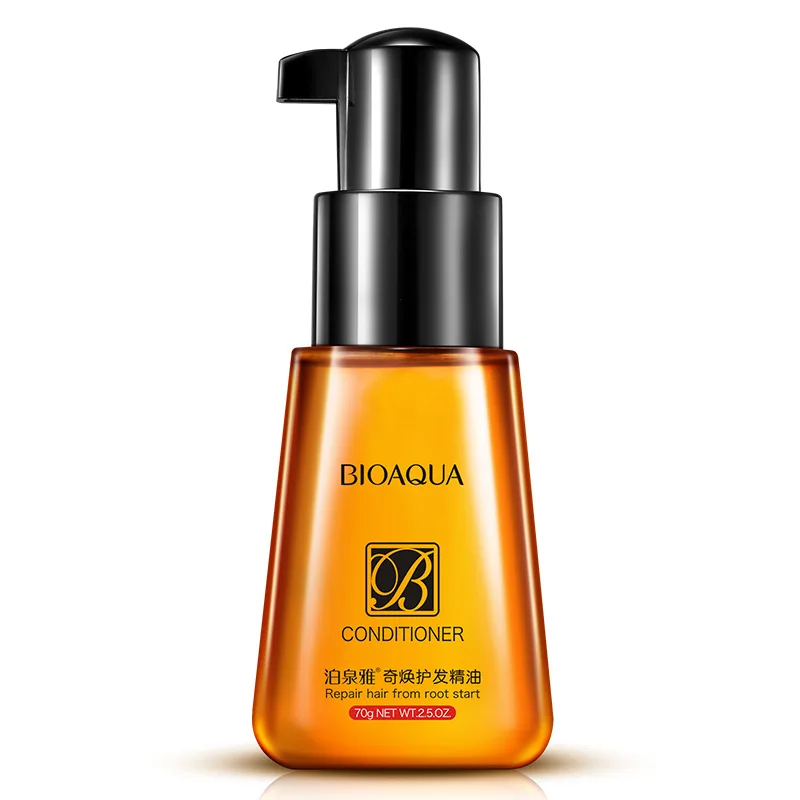 

70ml Bioaqua Moroccan Pure Argan Oil Hair Essential Oil For Frizzy Dry Hair Keratin Repair Hair Care Hair&scalp Treatments Oil