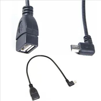 

Left bend Mini USB OTG data cable T-port to USB mother Onda Power supply for tablet PCs such as Taipower