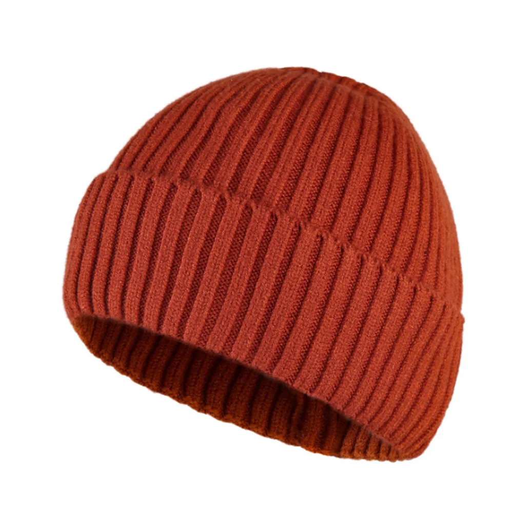[AETRENDS] Мягкая вязаная плотная шапка с манжетами, теплые и прочные Зимние головные уборы для мужчин и женщин, уличные теплые шапки с черепом, Z-9961