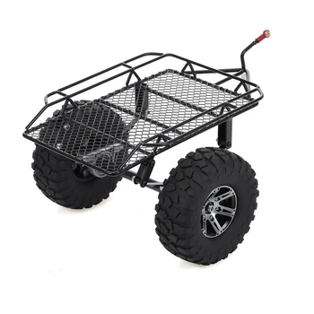 

1Set Axial SCX10 1/10 Metal Hitch Mount Trailer for RC Crawler 90046 TRX4 D90 CC01 S223
