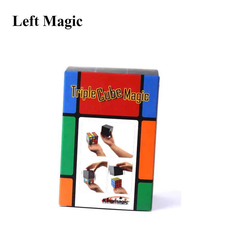 Тройной кубик Diko магический реквизит волшебный куб Магическая Иллюзия исчезнуть игрушки трюки G8018