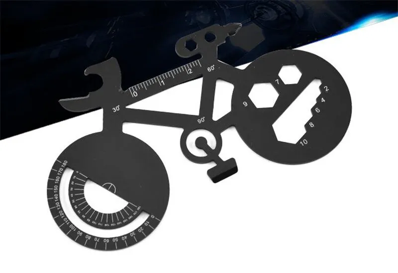 Многофункциональный инструмент для карты bicycle из нержавеющей стали креативная открывалка для бутылок гаечный ключ наружный портативный инструмент EDC брелок подвеска
