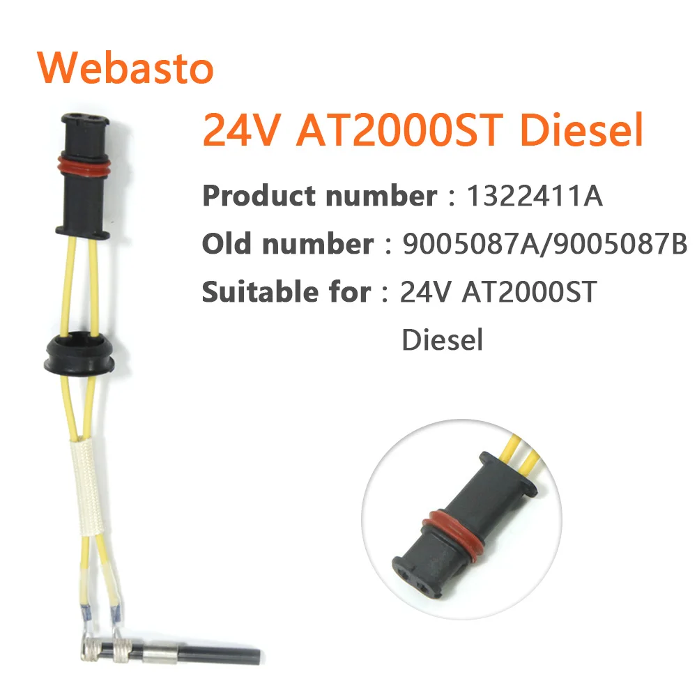 Керамическая штыревая Свеча накаливания для Webasto Air Top 2000 ST/S 12 В/24 В дизельный стояночный обогреватель для 1322420A 1322411A 1322415A 1322408A