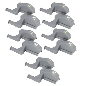 

10Pcs Wholesale Free Shipping Led Cabinet Hinge Light Cupboard Closet Wardrobe Inner Hinge LED Sensor Light Kitchen Night Light